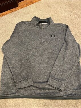 Under Armour Heather Gray 1/4 Zip Pullover